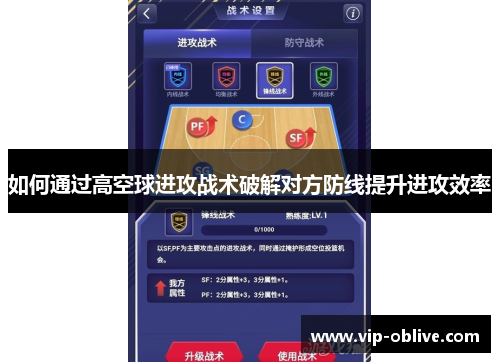 如何通过高空球进攻战术破解对方防线提升进攻效率