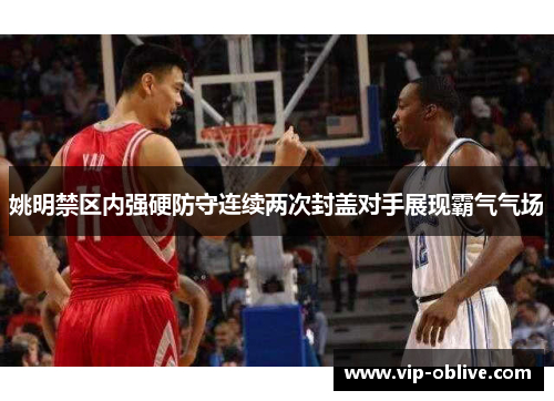 姚明禁区内强硬防守连续两次封盖对手展现霸气气场