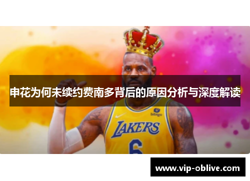 申花为何未续约费南多背后的原因分析与深度解读